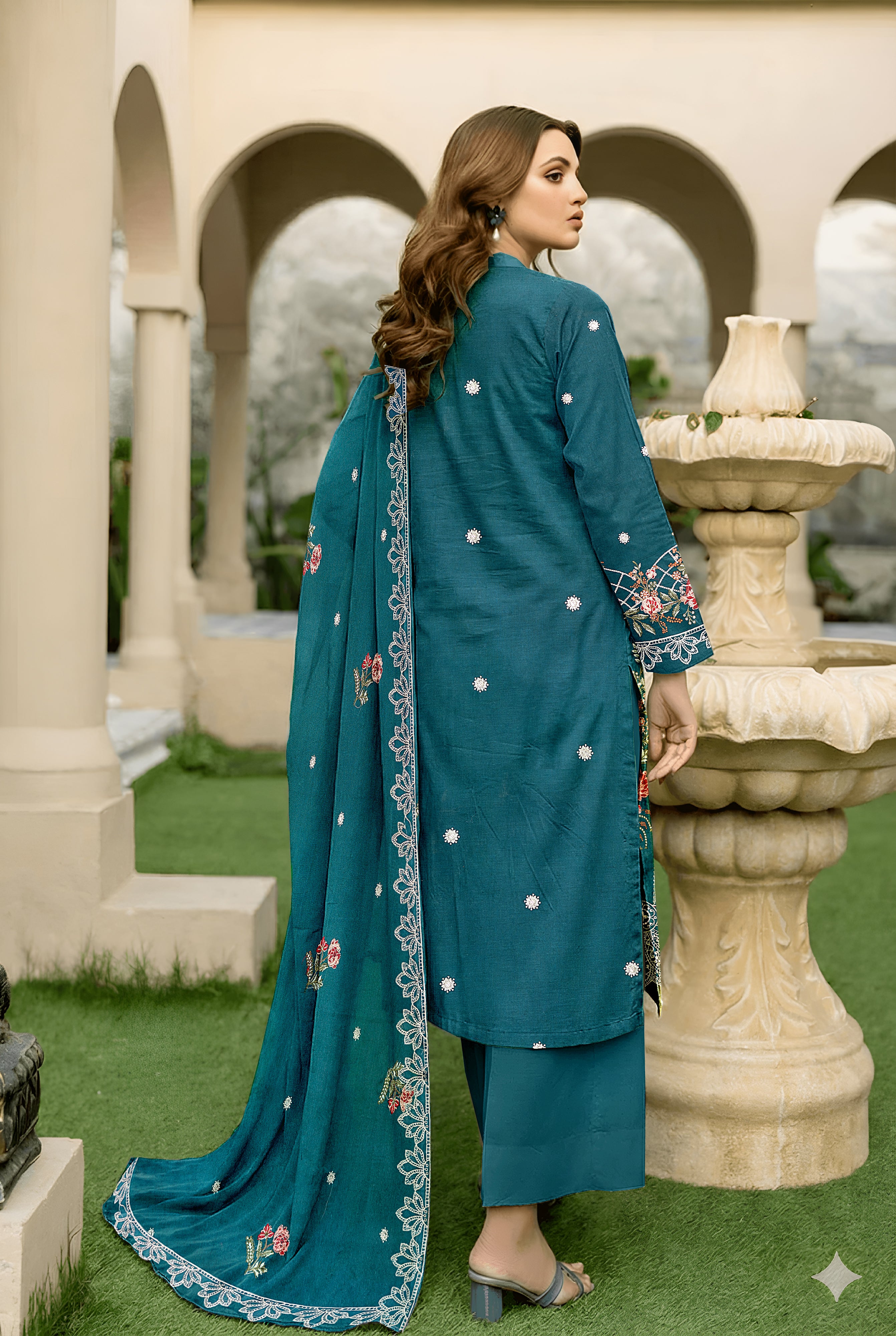 Party wear lawn