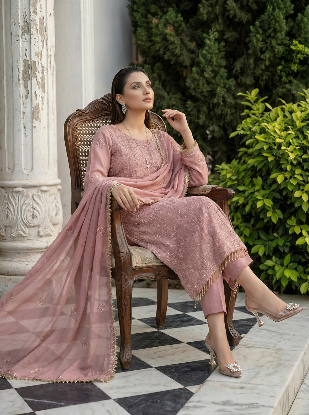 3PC Rashmi Party Wear Stitched Suit