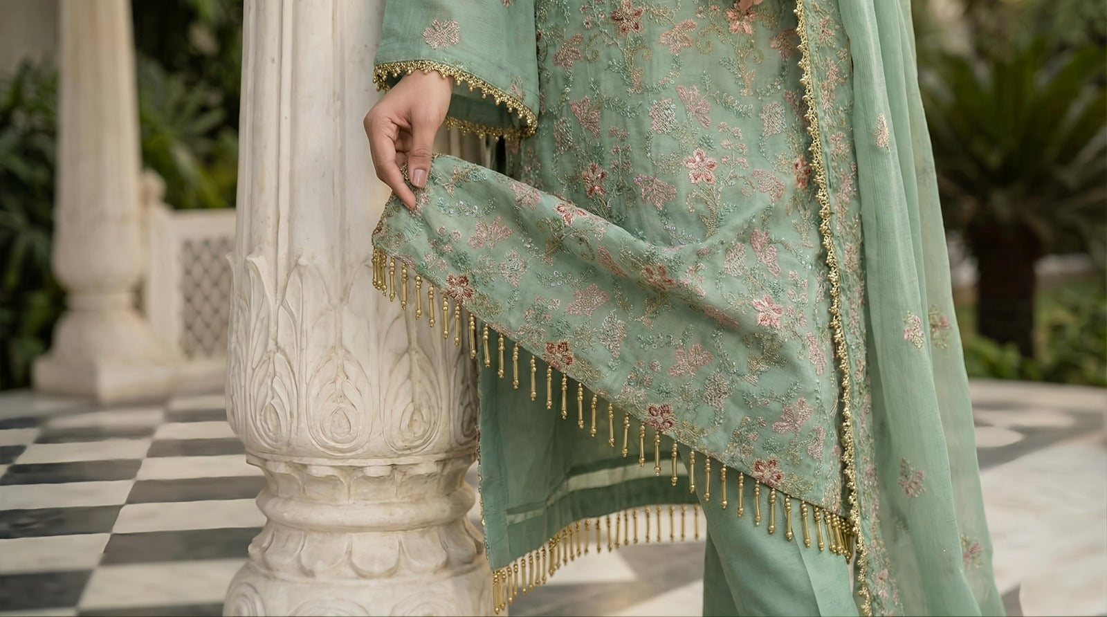 3PC Rashmi Party Wear Stitched Suit