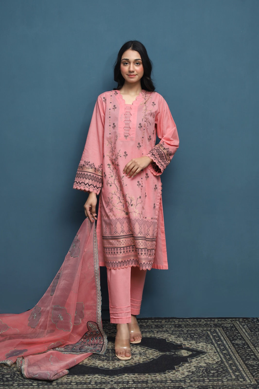 SAYA BROSHA LAWN STITCHED