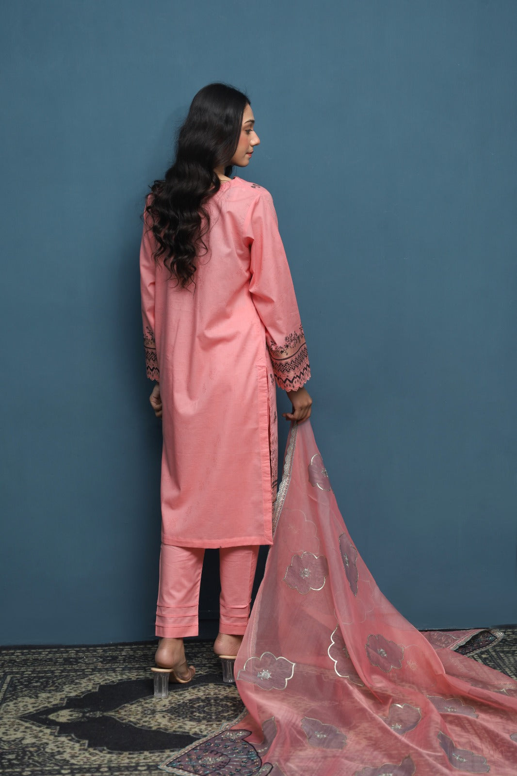 SAYA BROSHA LAWN STITCHED