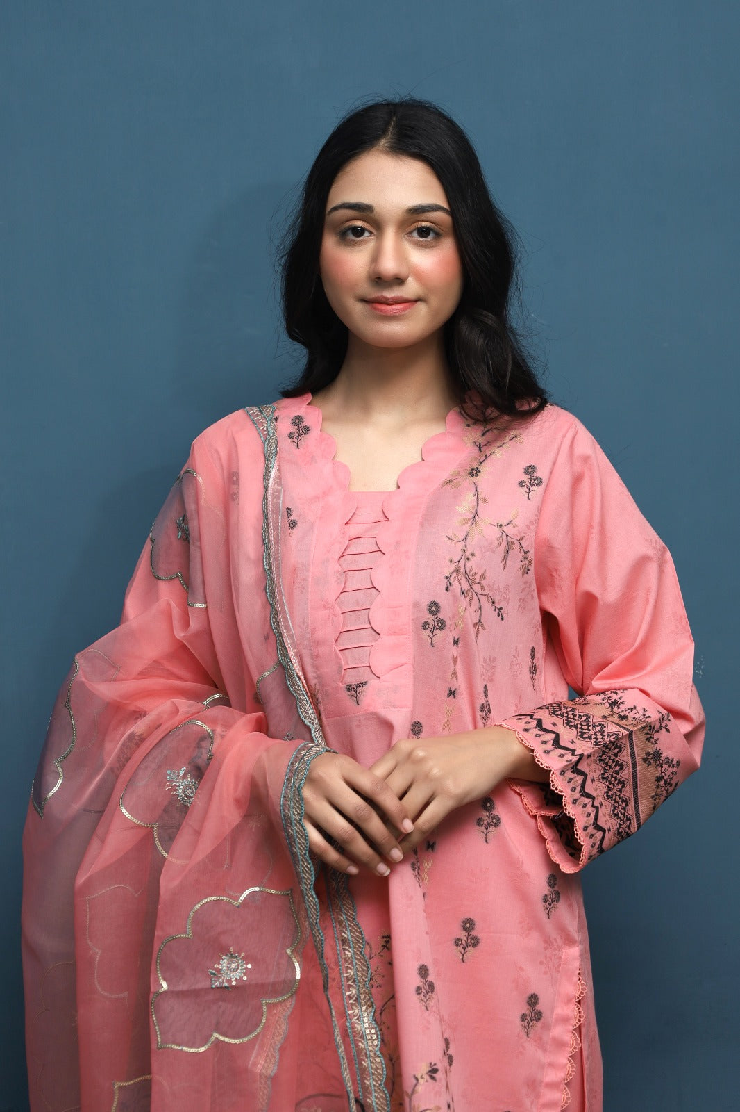 SAYA BROSHA LAWN STITCHED