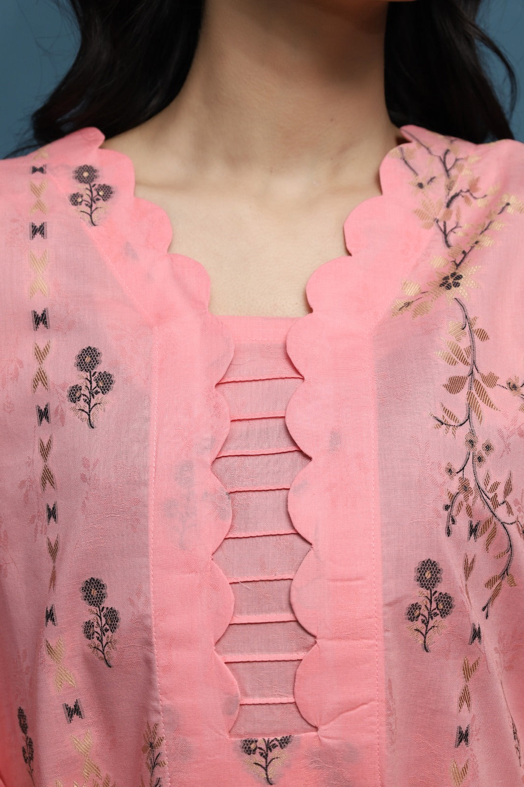 SAYA BROSHA LAWN STITCHED