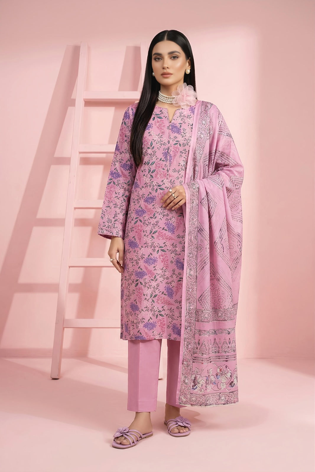 3PC Crystal Lawn