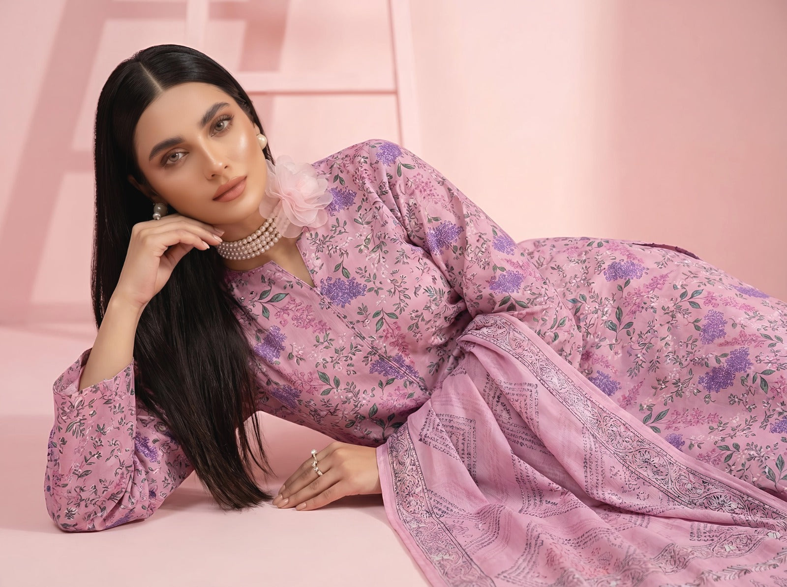 3PC Crystal Lawn