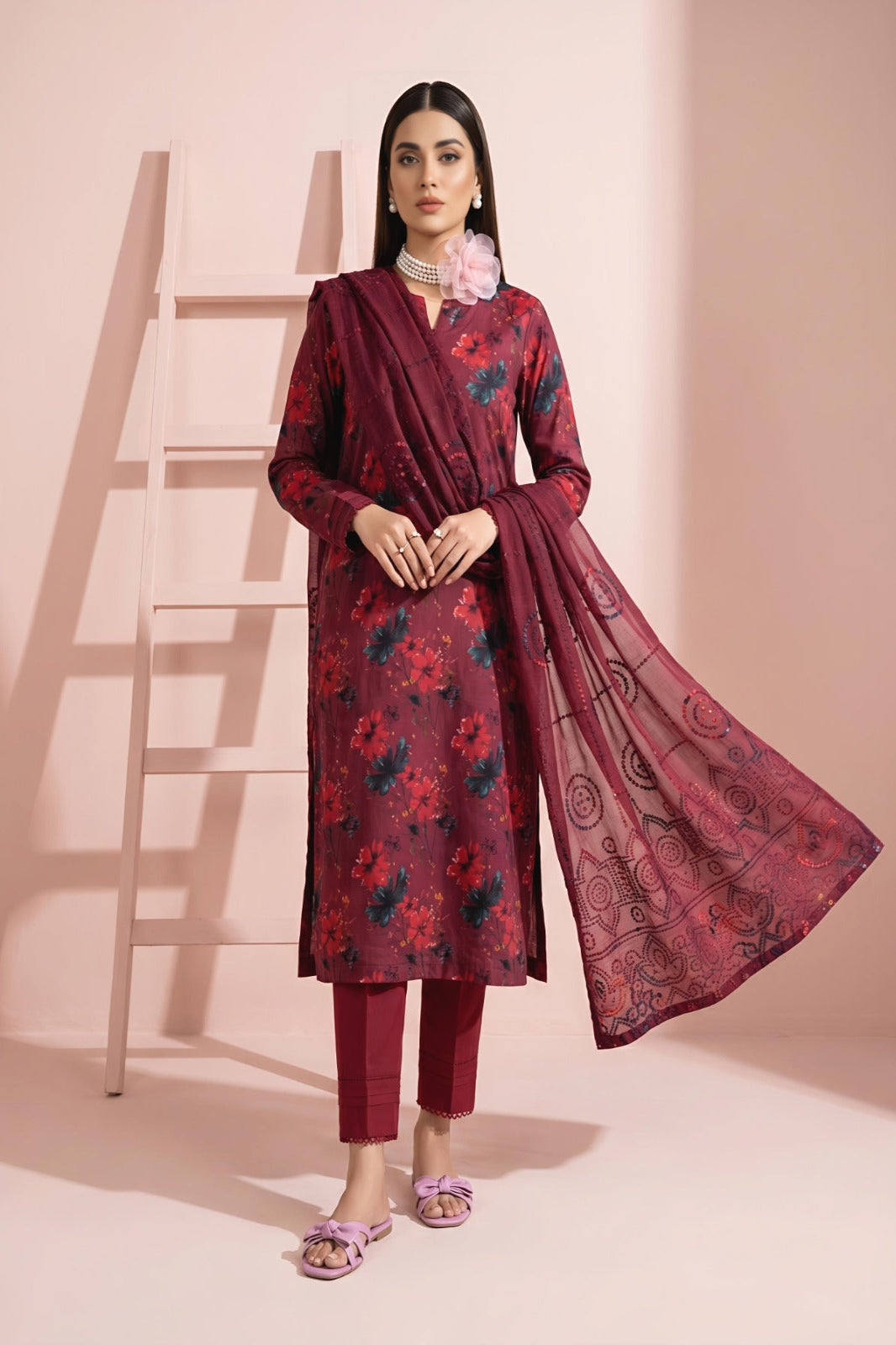 3PC Crystal Lawn