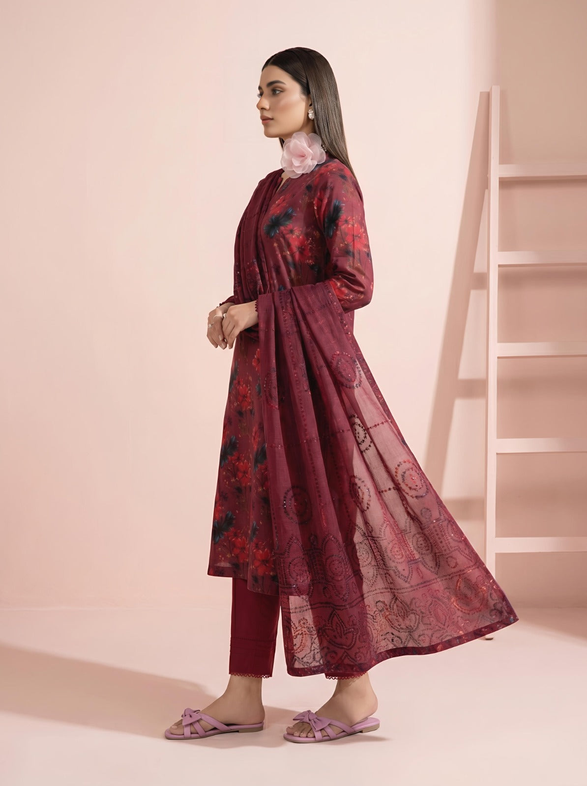 3PC Crystal Lawn