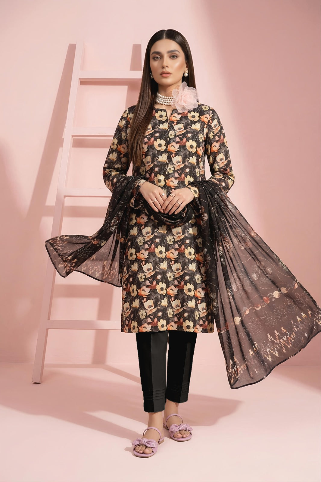 3PC Crystal Lawn