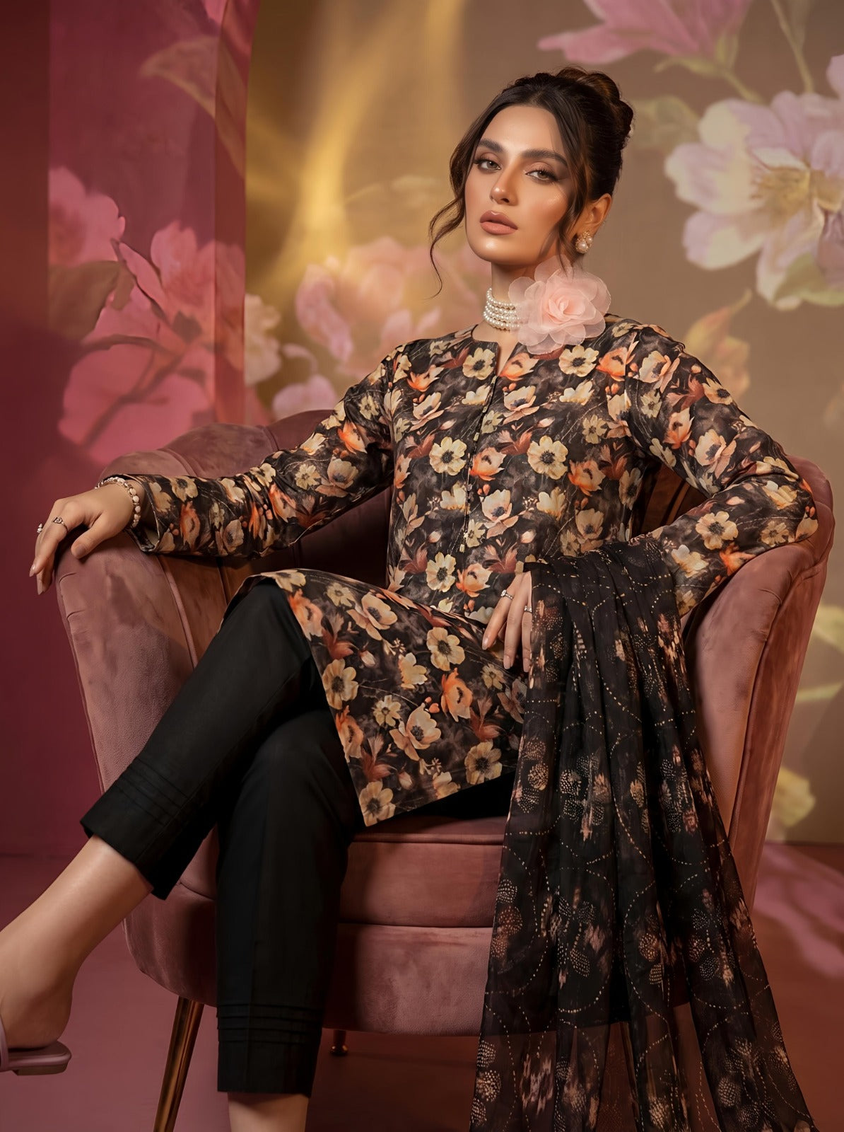 3PC Crystal Lawn