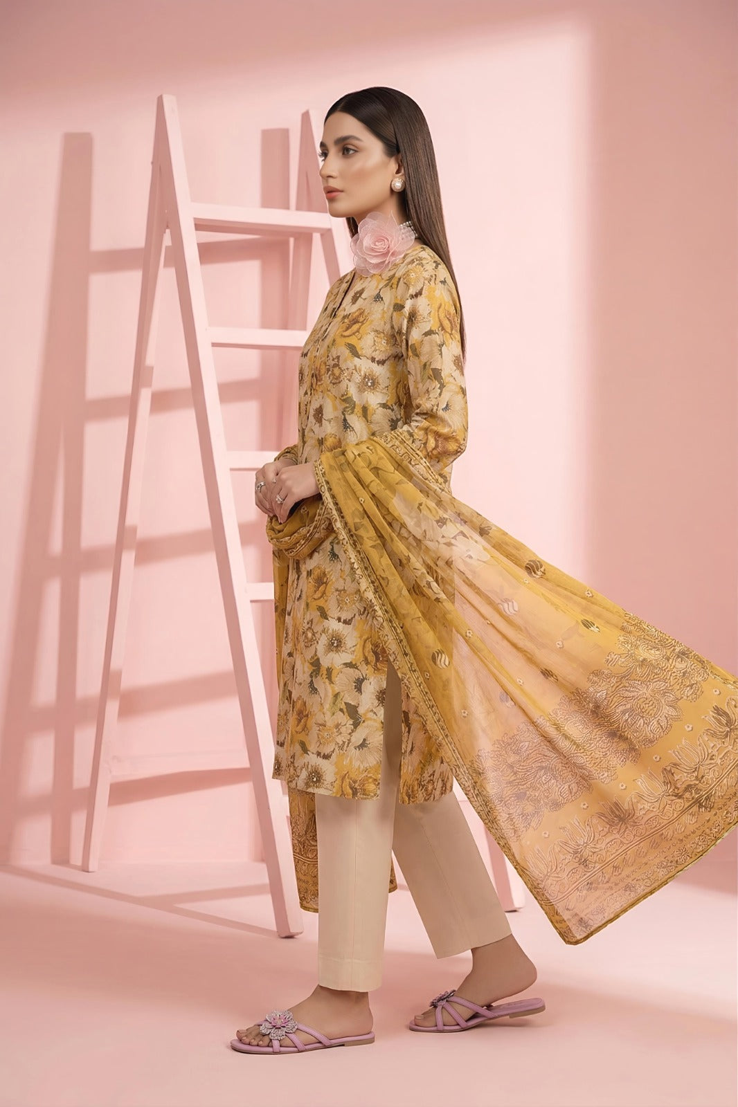 3PC Crystal Lawn