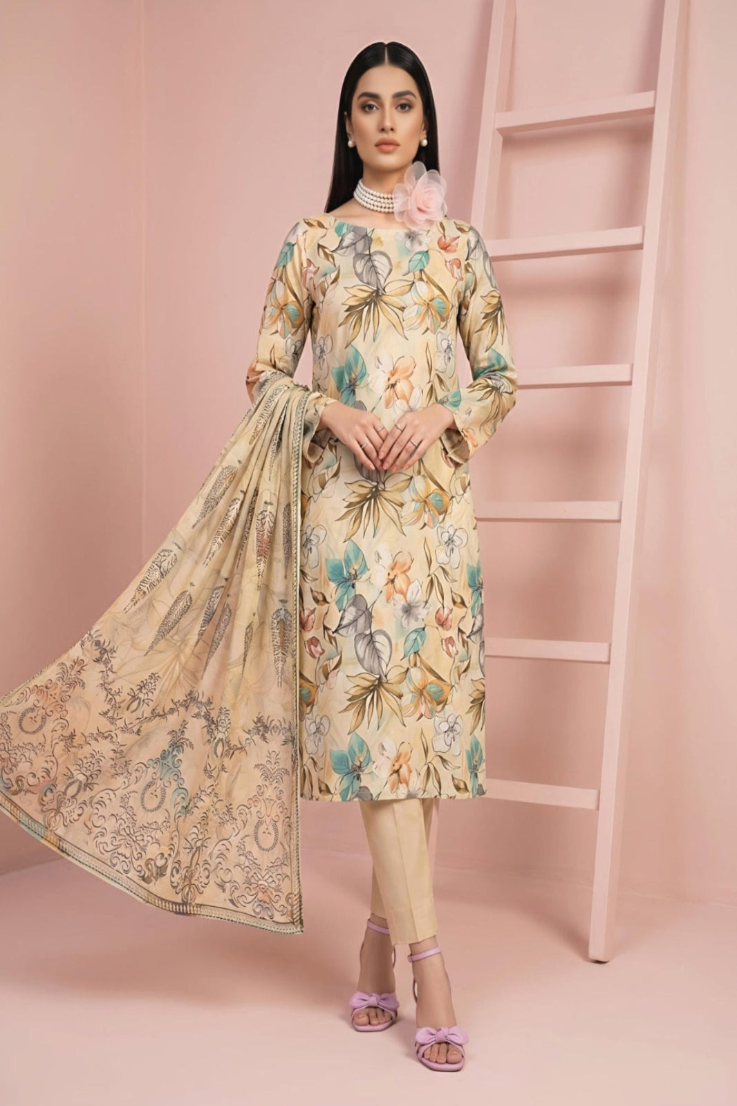 3PC Crystal Lawn
