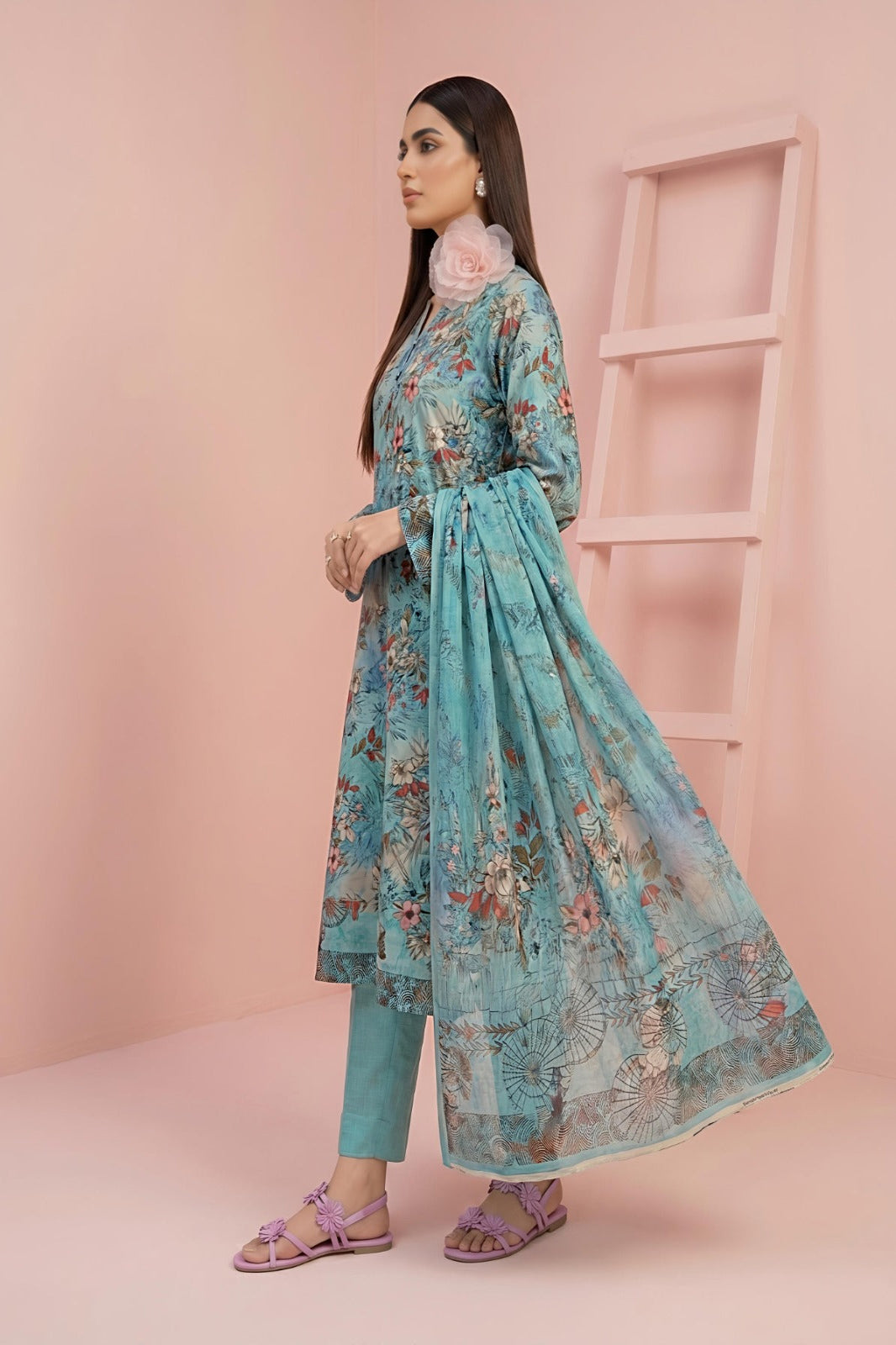 3PC Crystal Lawn