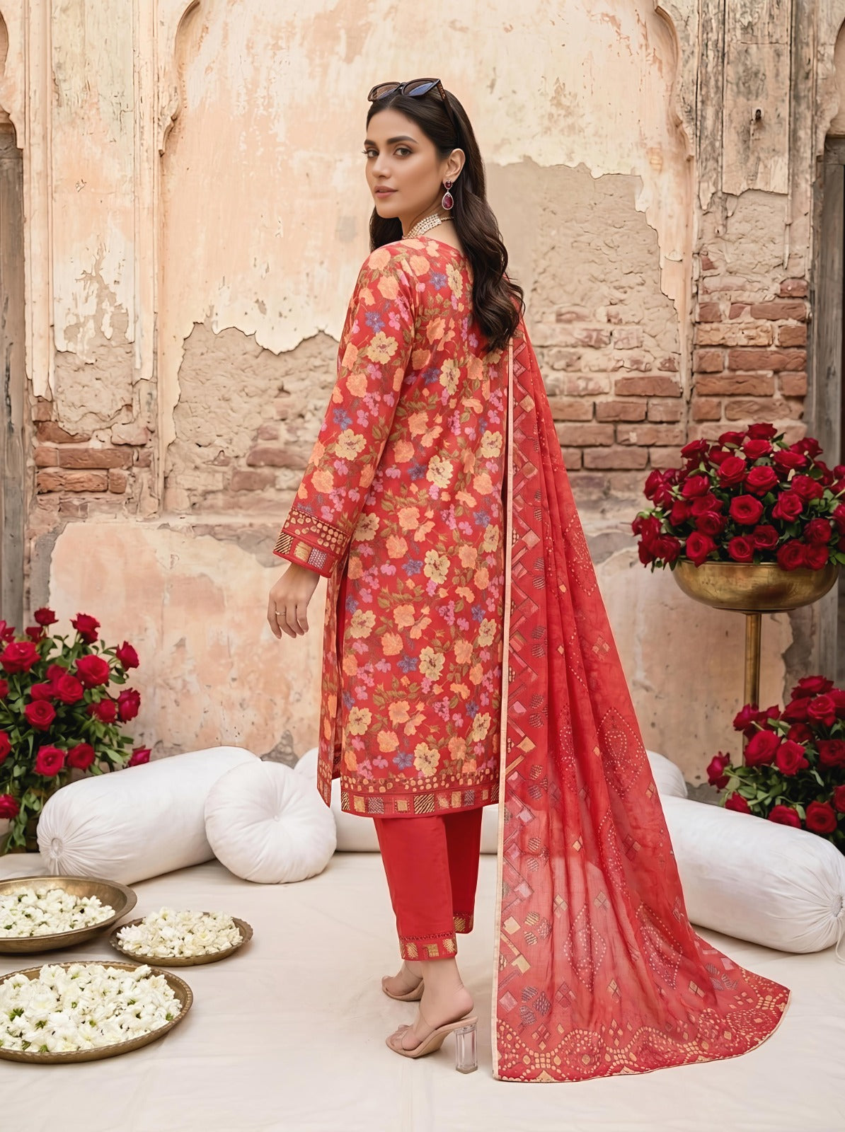 3PC Crystal Lawn
