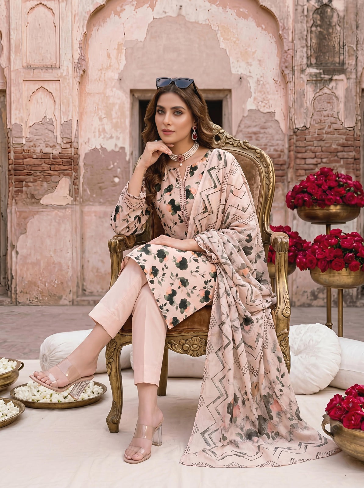 3PC Crystal Lawn