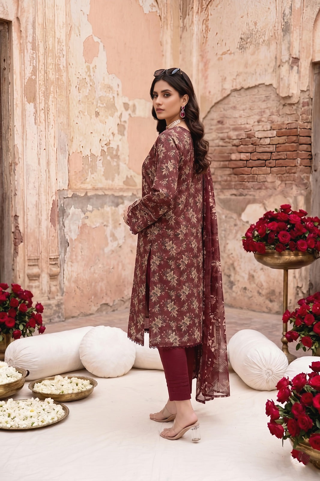 3PC Crystal Lawn