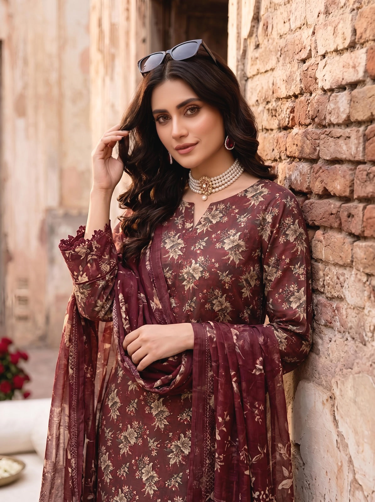 3PC Crystal Lawn