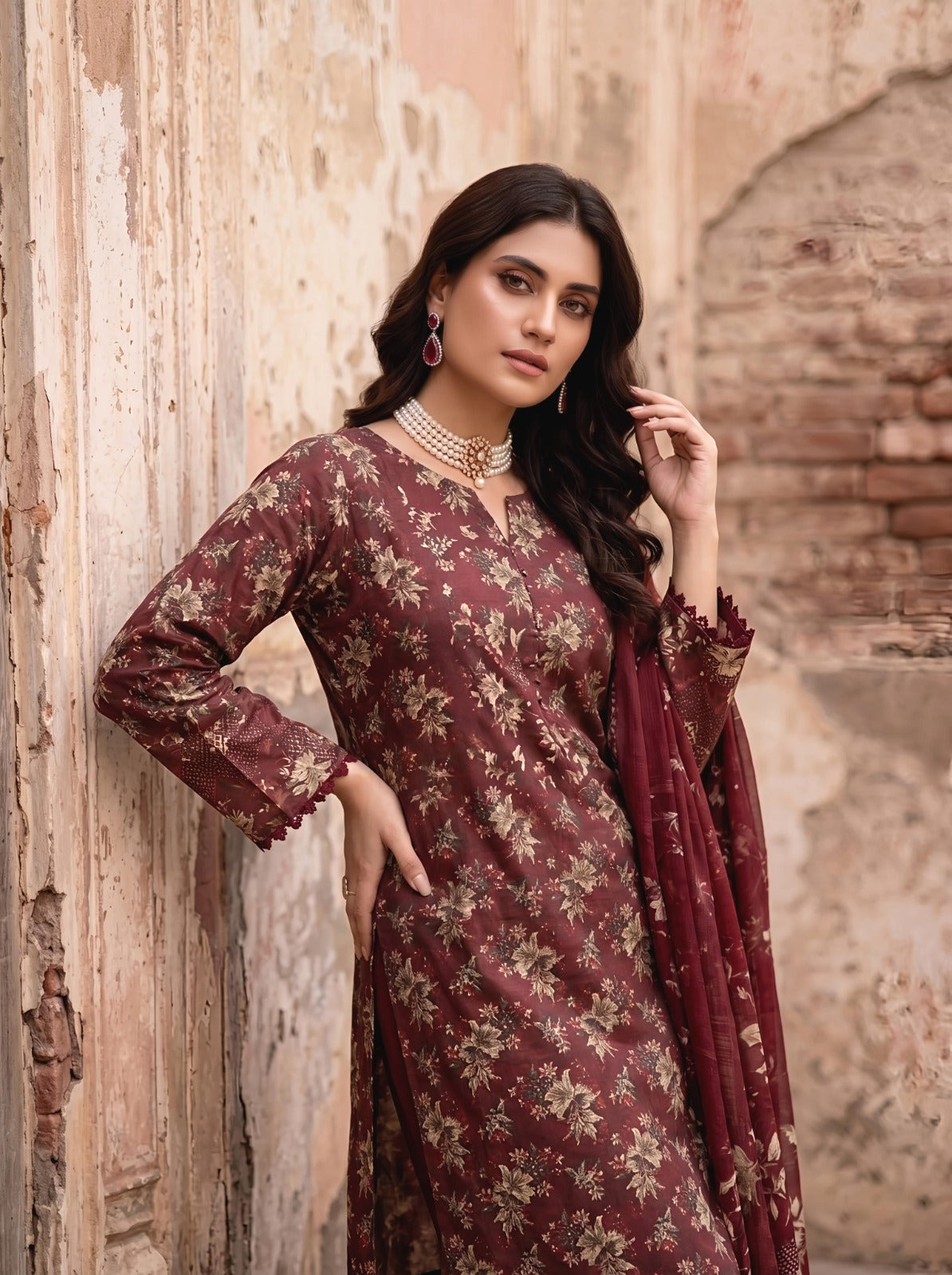 3PC Crystal Lawn