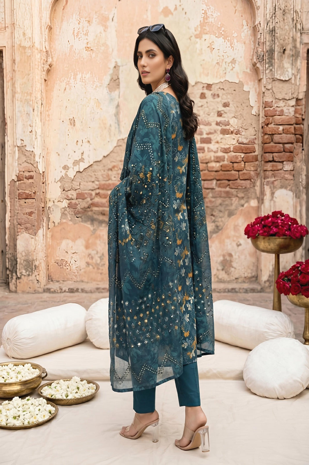 3PC Crystal Lawn