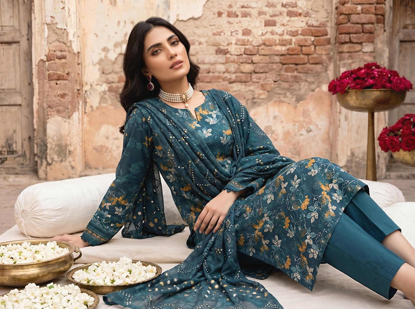 3PC Crystal Lawn