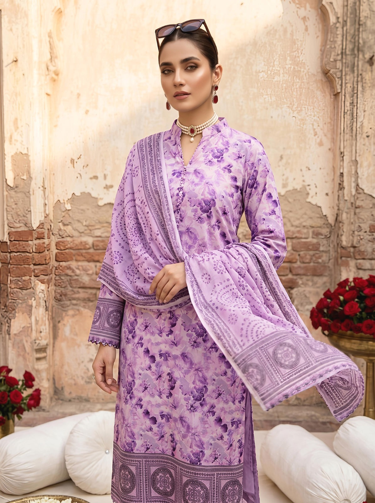 3PC Crystal Lawn
