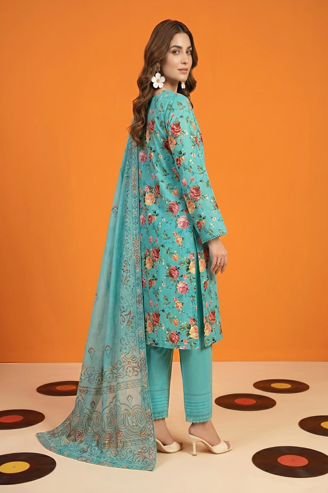 3PC Crystal Lawn