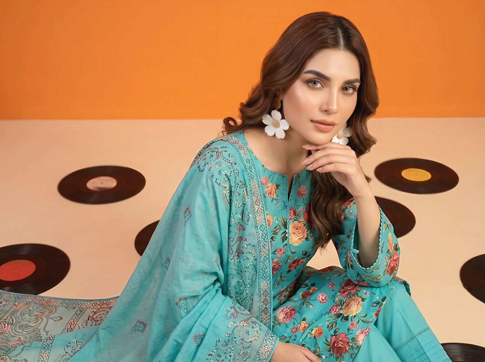 3PC Crystal Lawn