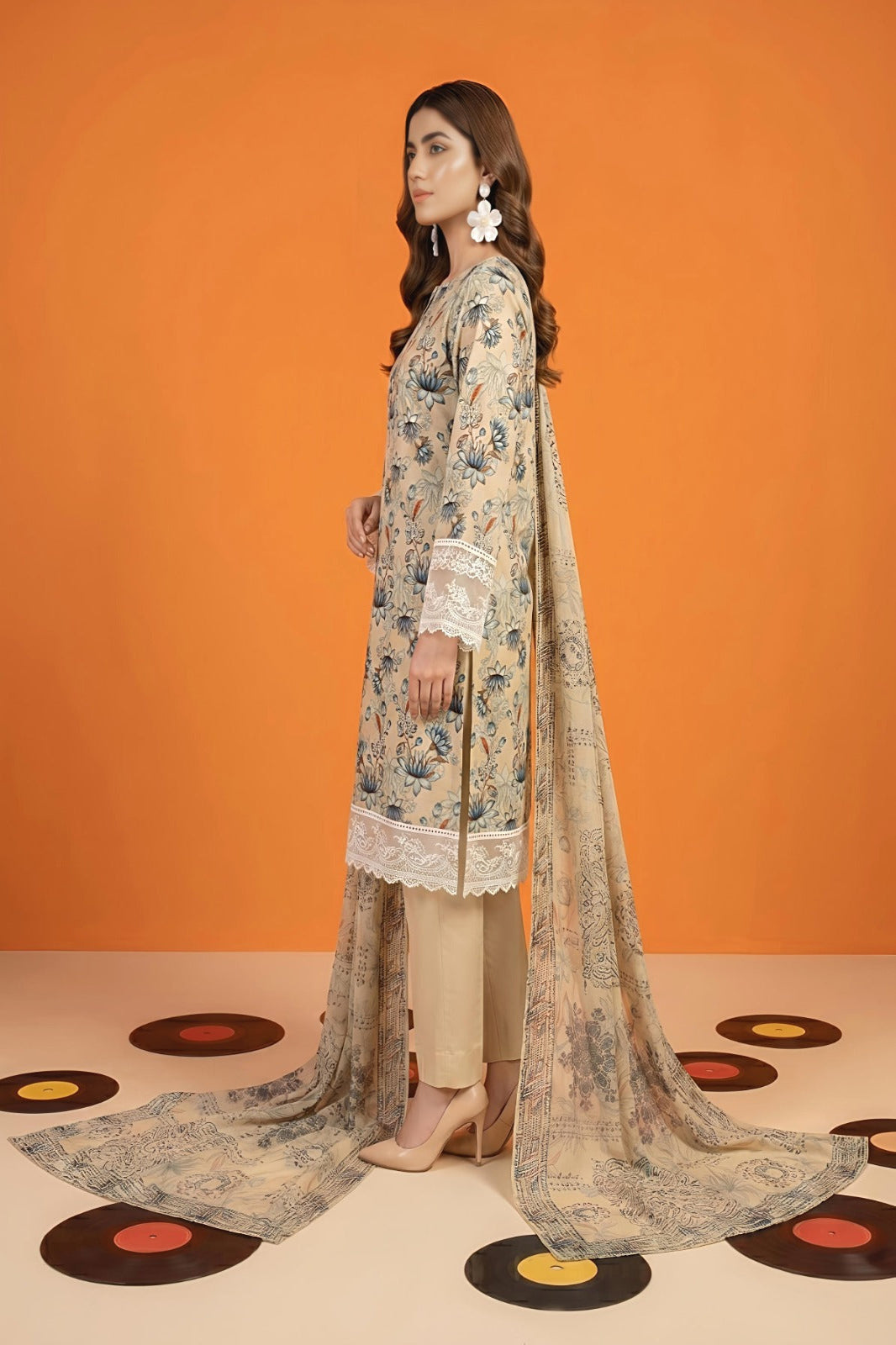 3PC Crystal Lawn