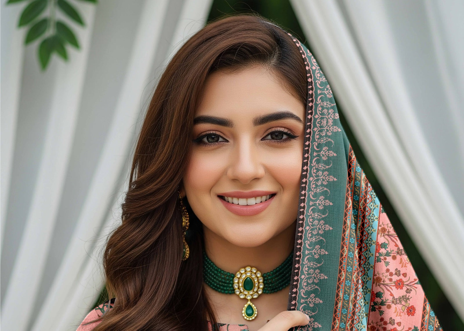 3PC Printed Allover Lawn