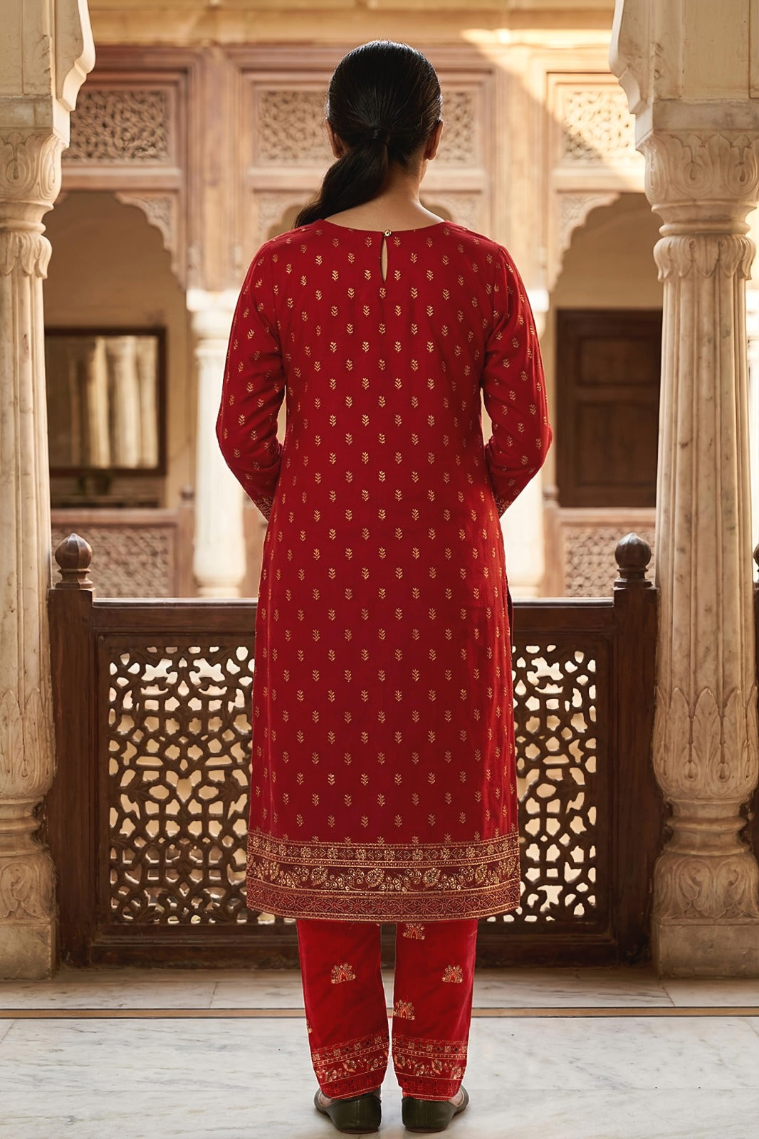 3PC Luxury Barosha EMB Lawn With Bamber EMB Dupatta