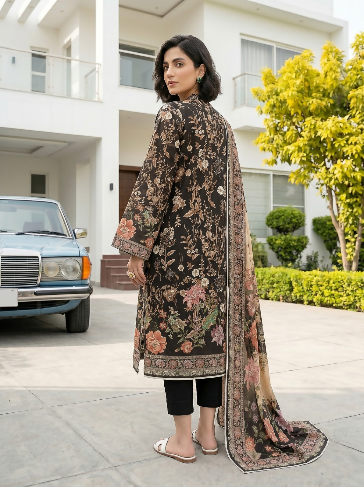 3PC Crystal Printed Lawn