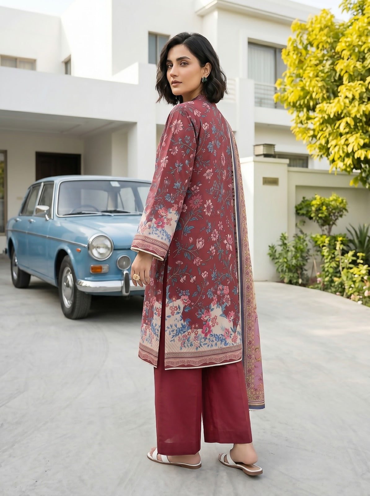3PC Crystal Printed Lawn