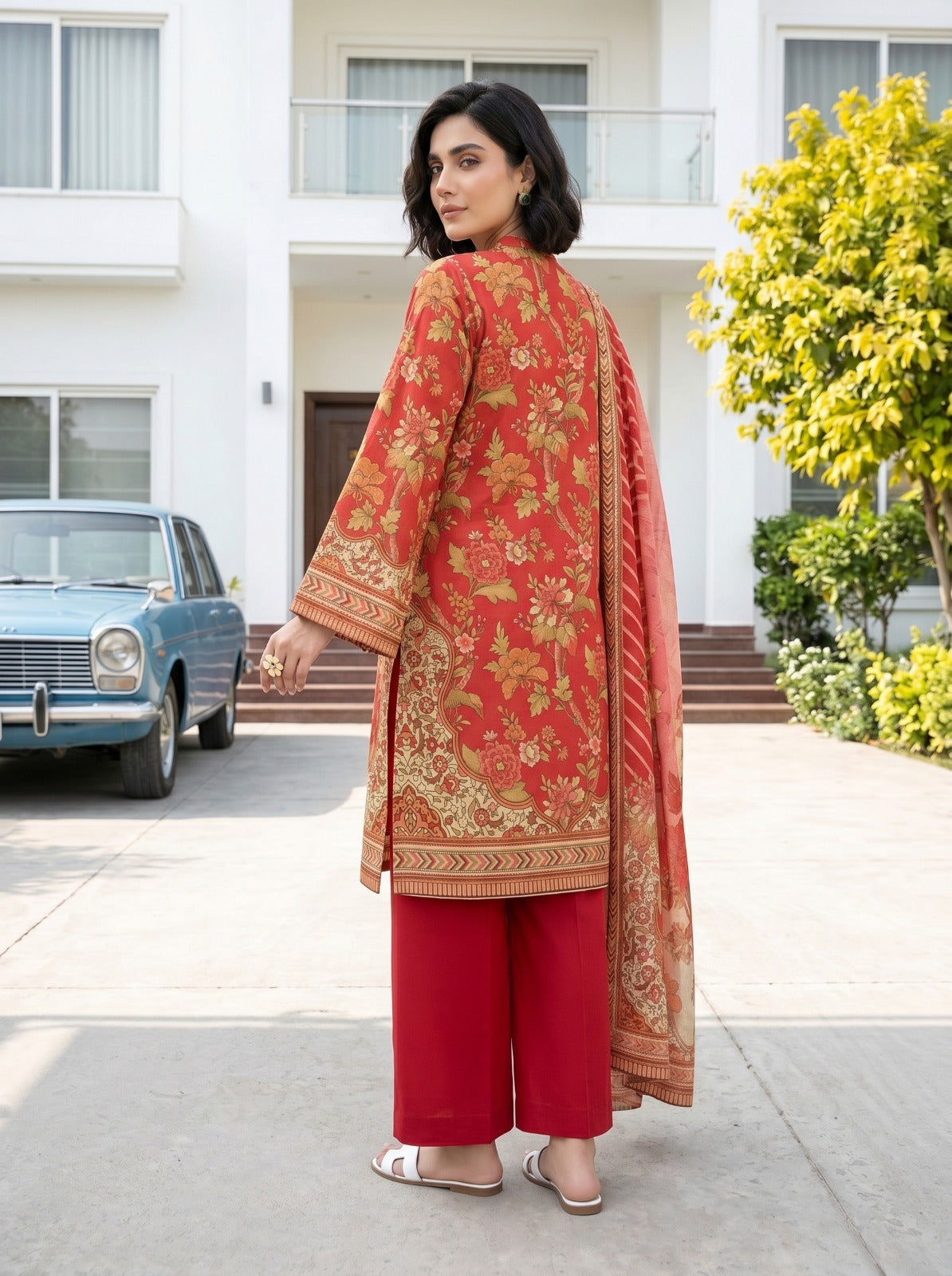 3PC Crystal Printed Lawn