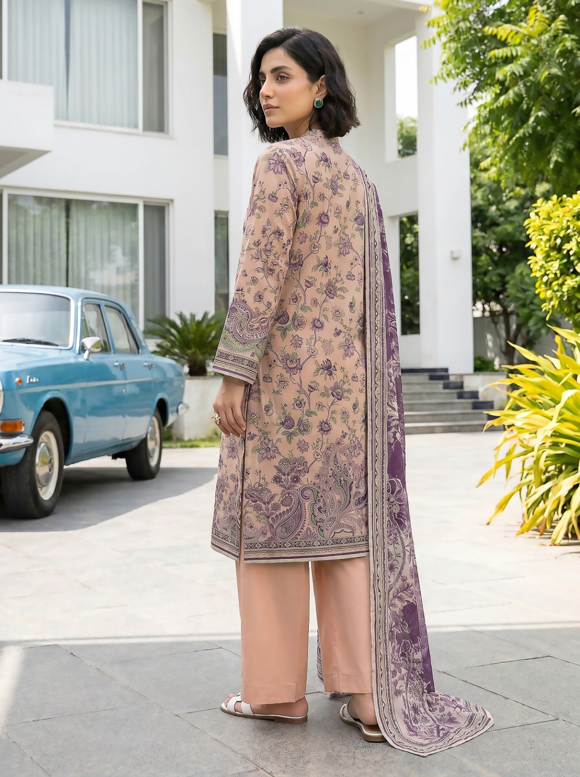 3PC Crystal Printed Lawn