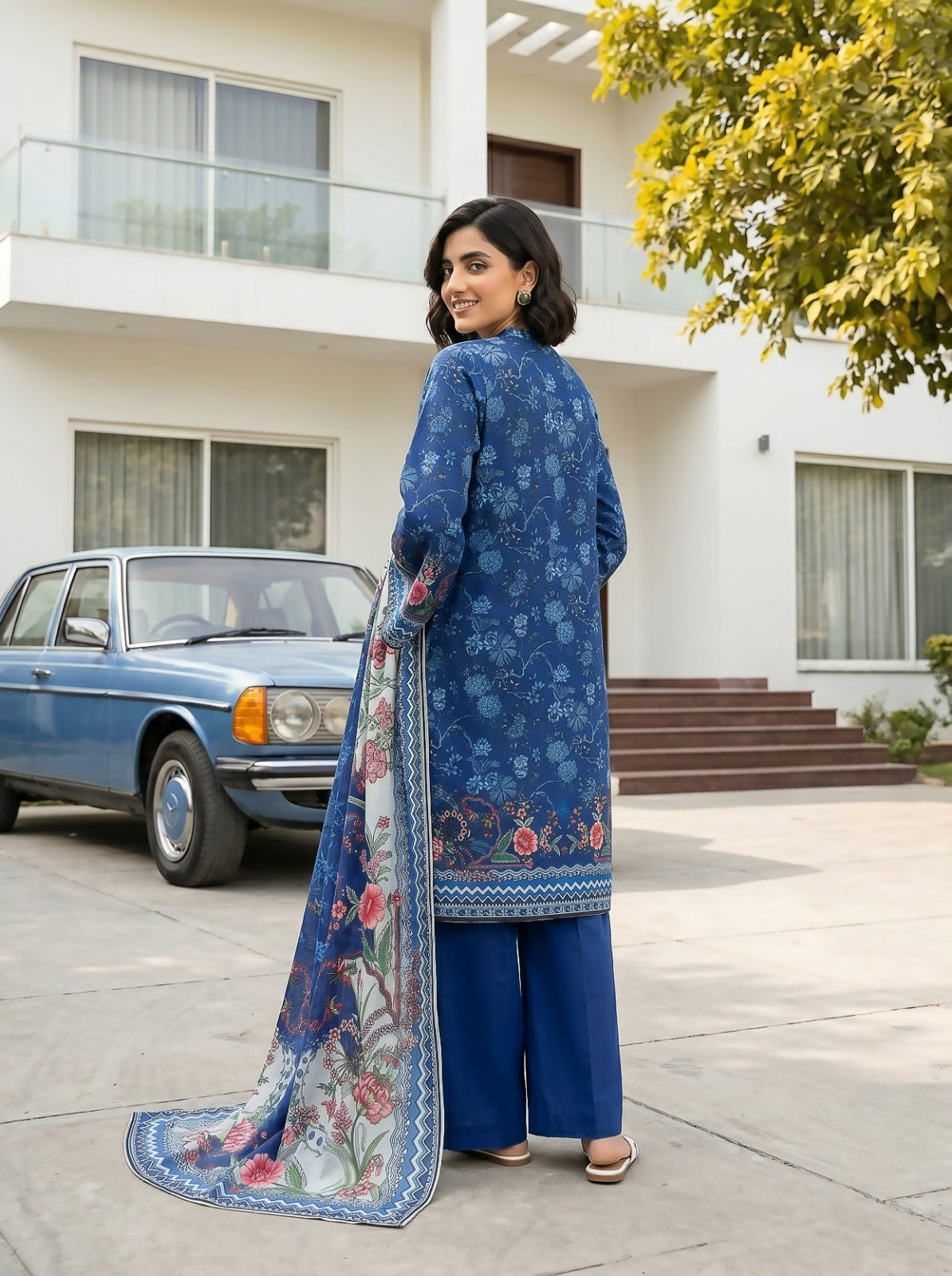 3PC Crystal Printed Lawn