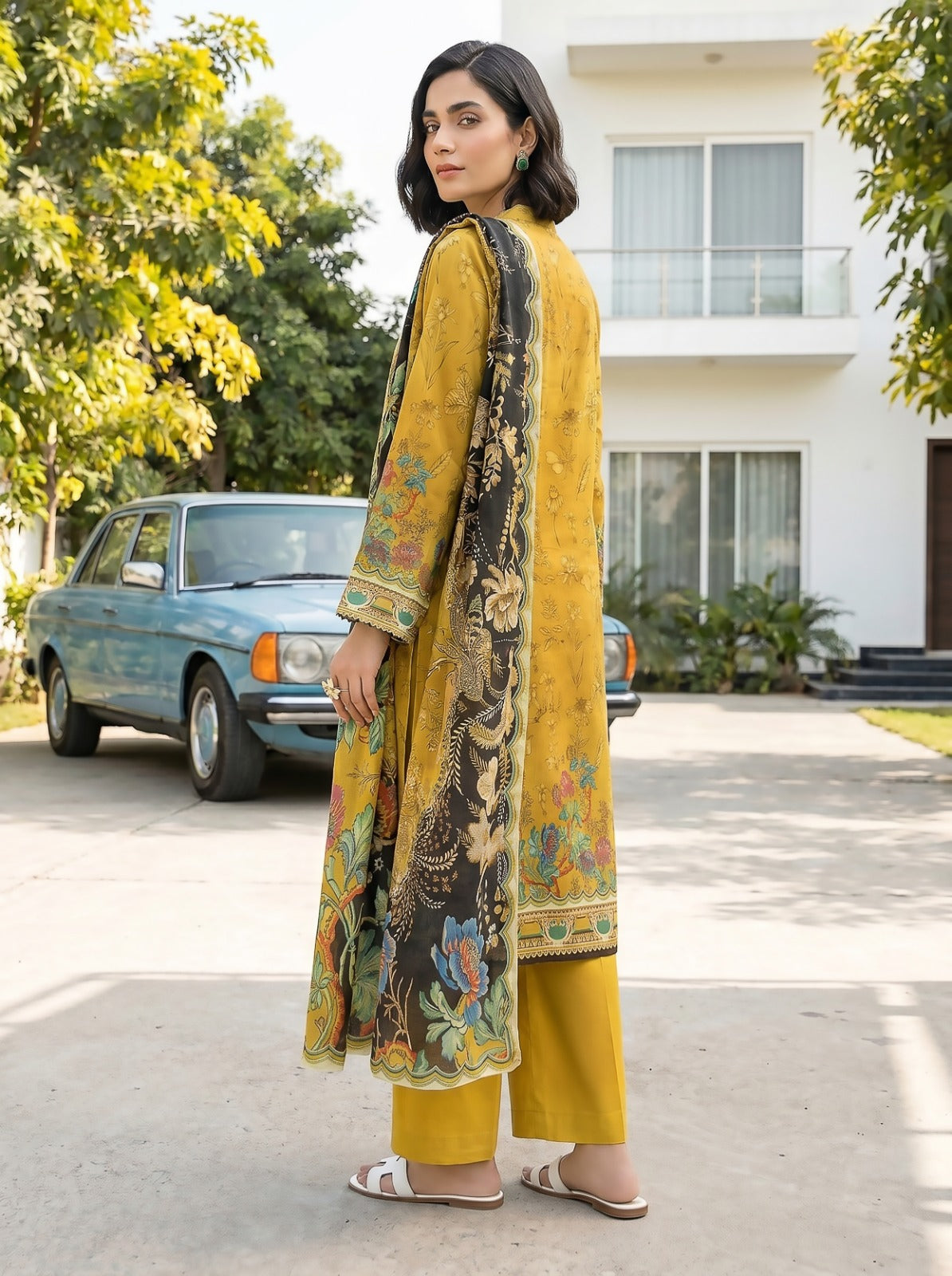 3PC Crystal Printed Lawn