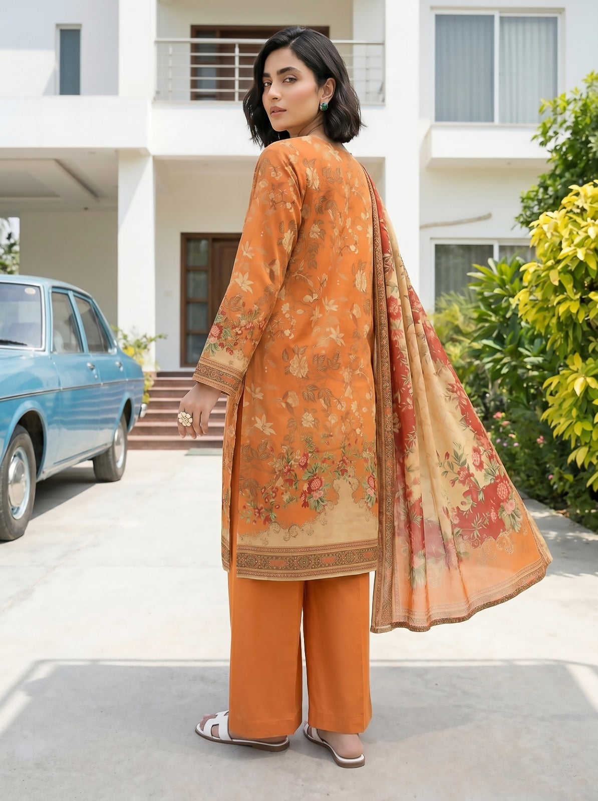 3PC Crystal Printed Lawn