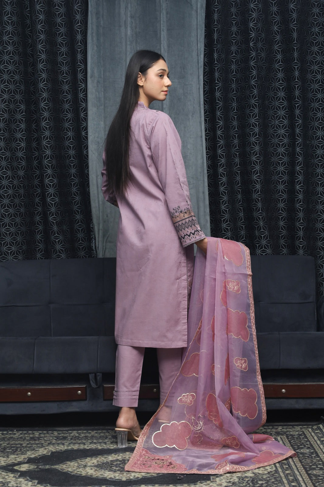 SAYA BROSHA LAWN STITCHED