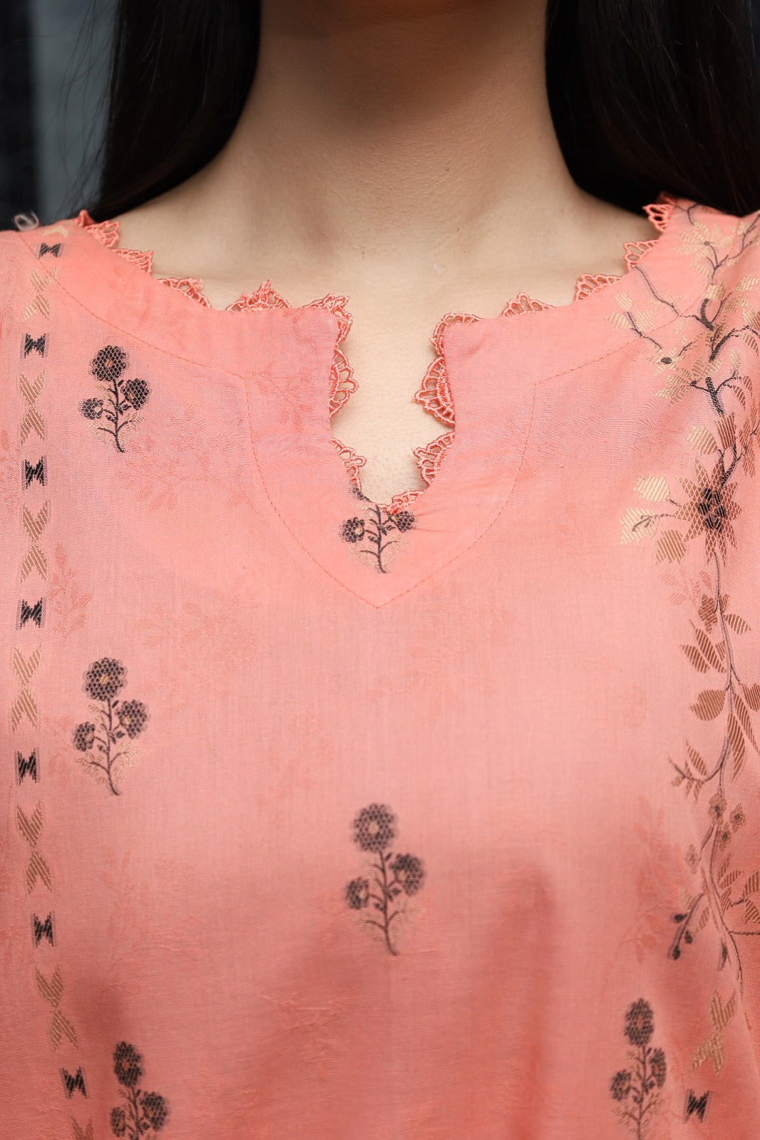 SAYA BROSHA LAWN STITCHED