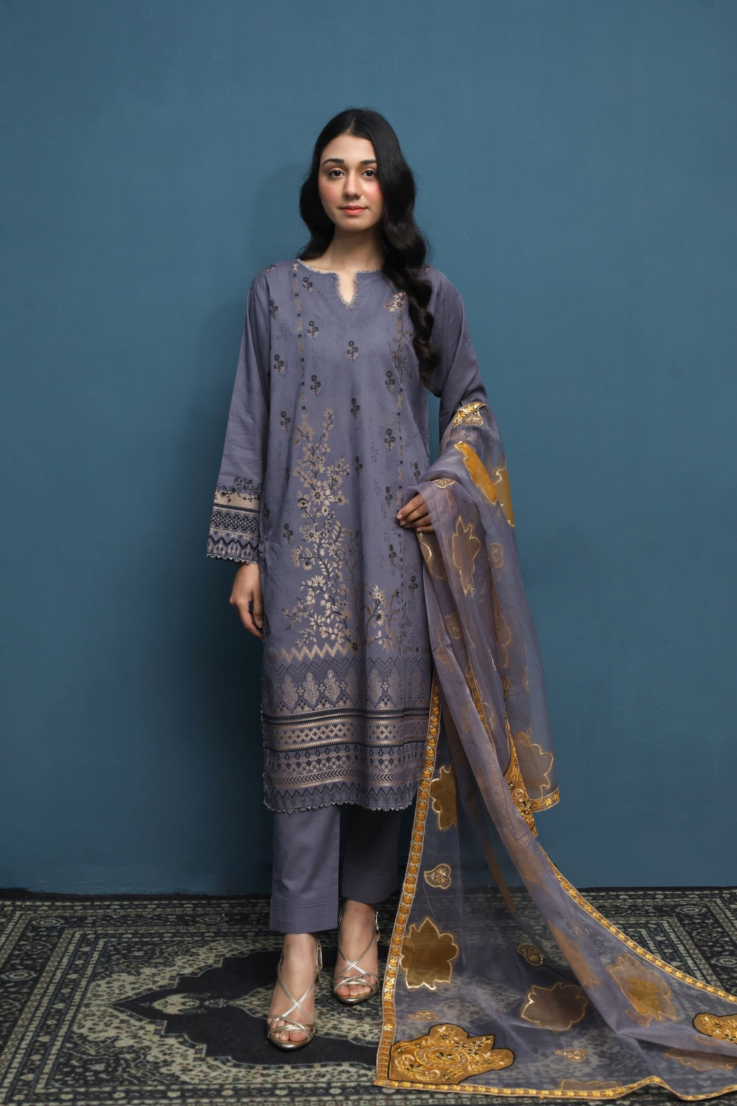 SAYA BROSHA LAWN STITCHED