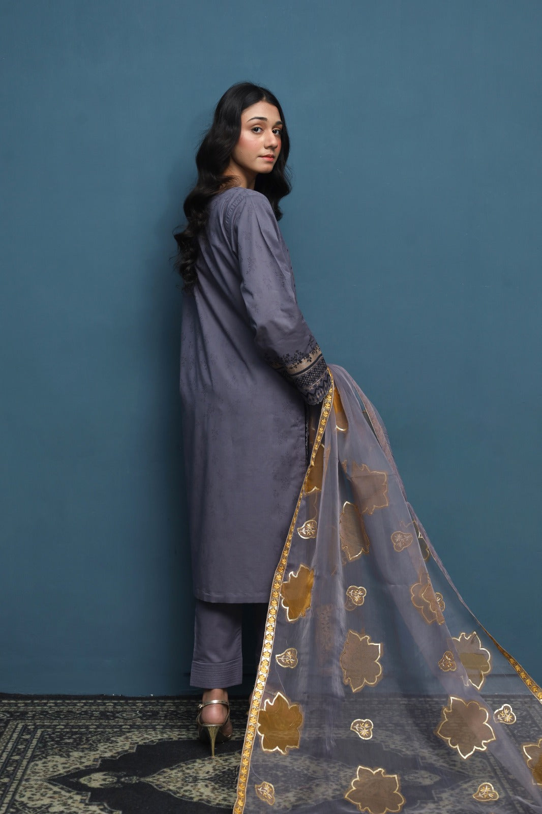 SAYA BROSHA LAWN STITCHED