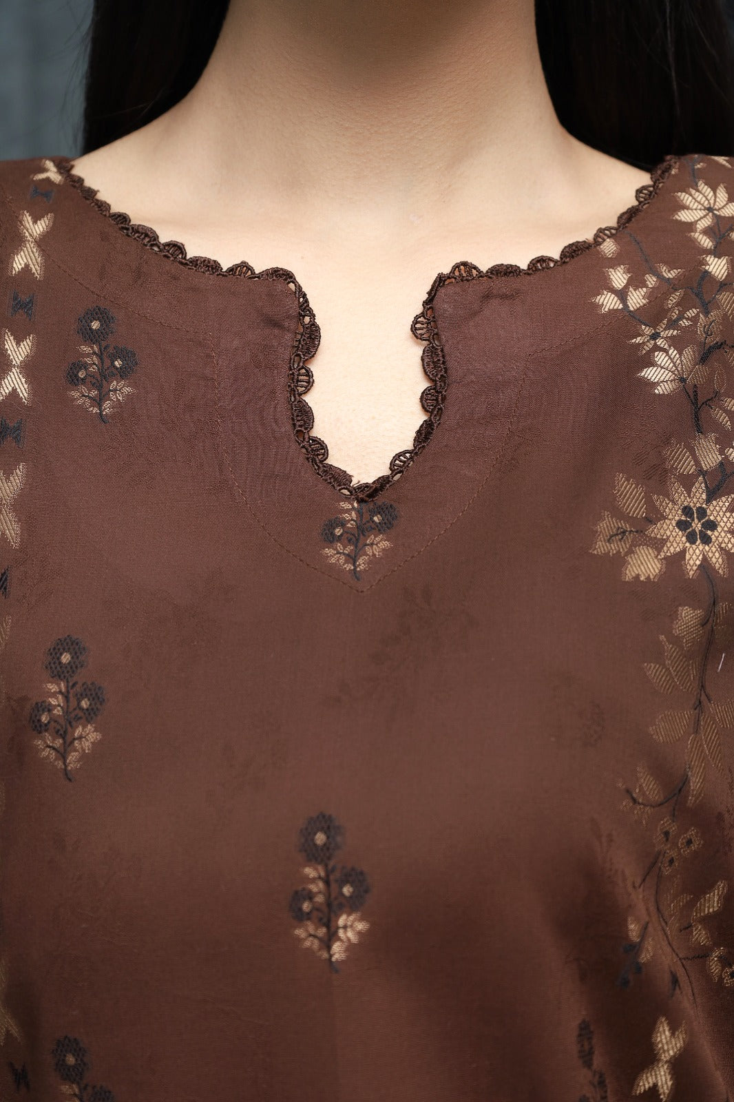 SAYA BROSHA LAWN STITCHED