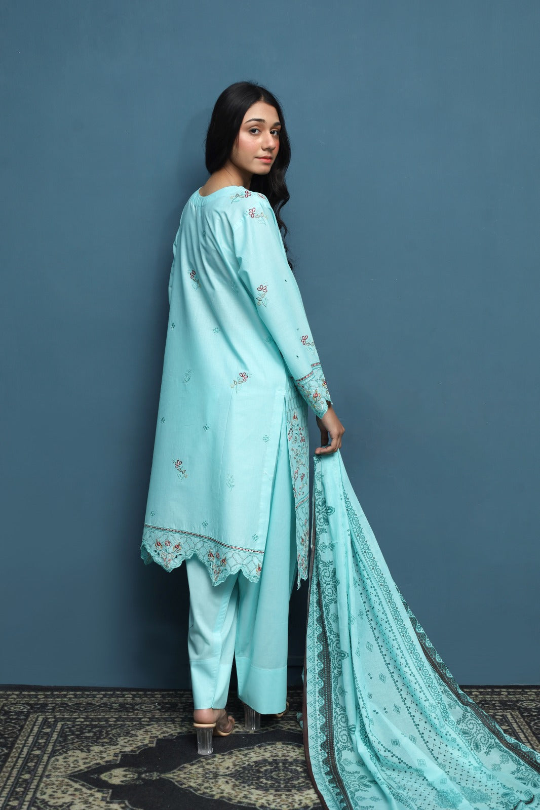 FANCY EID LAWN STITCHED