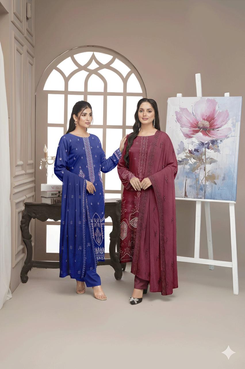 FANCY EMBROIDERY LAWN